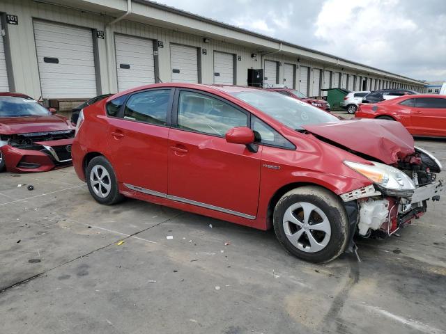 JTDKN3DU8F0480449 - 2015 TOYOTA PRIUS 红色 照片 4