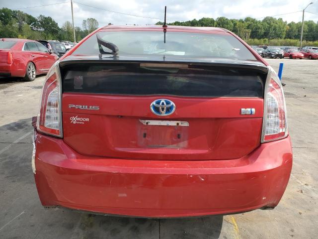 JTDKN3DU8F0480449 - 2015 TOYOTA PRIUS 红色 照片 6