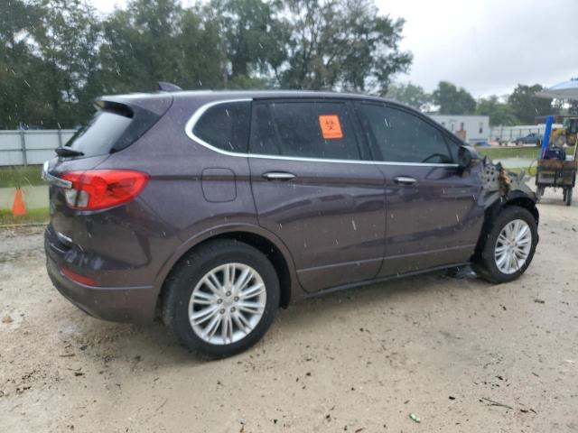 LRBFXBSA4JD024236 - 2018 BUICK ENVISION PREFERRED Fioletowy zdjęcie 3