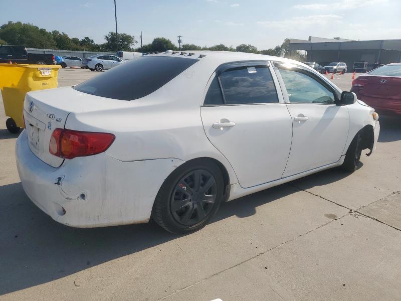 1NXBU40E29Z071461 - 2009 TOYOTA COROLLA BASE Weiß Foto 3
