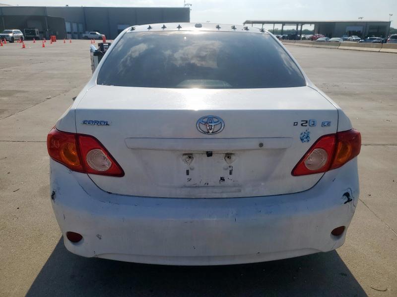 1NXBU40E29Z071461 - 2009 TOYOTA COROLLA BASE Weiß Foto 6