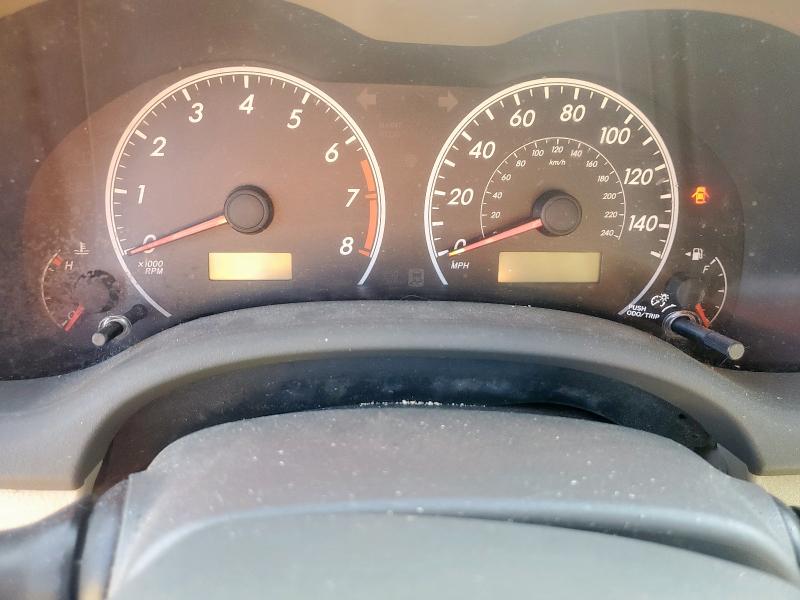 1NXBU40E29Z071461 - 2009 TOYOTA COROLLA BASE Weiß Foto 9