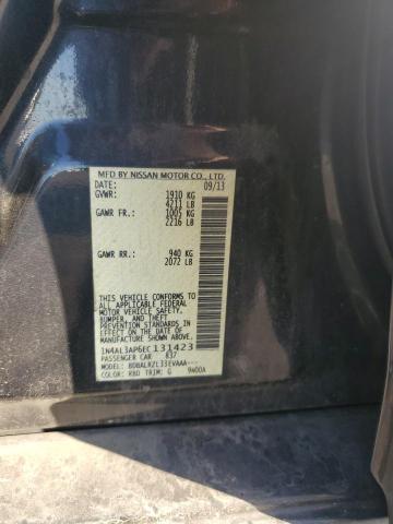 1N4AL3AP6EC131423 - 2014 NISSAN ALTIMA 2.5 Қара фото 13