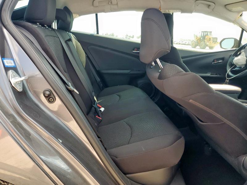 JTDKARFU9K3102502 - 2019 TOYOTA PRIUS 灰色 照片 10