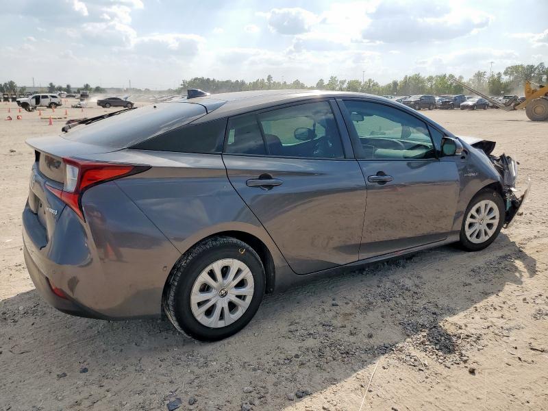 JTDKARFU9K3102502 - 2019 TOYOTA PRIUS 灰色 照片 3
