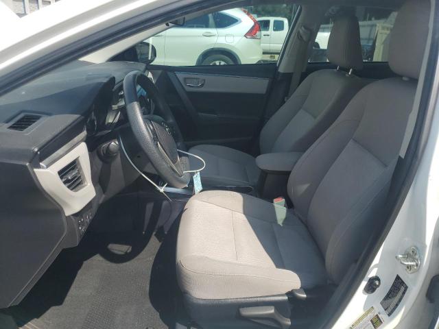 2T1BURHE5EC189453 - 2014 TOYOTA COROLLA L WHITE photo 7