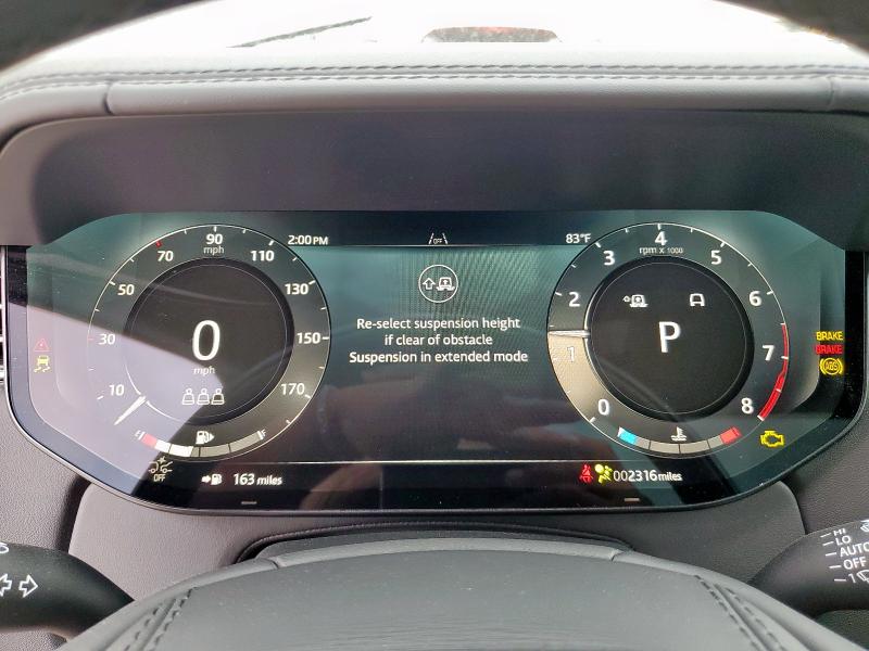 SALKP9E91SA301253 - 2025 LAND ROVER RANGE ROVE SE BLACK photo 9