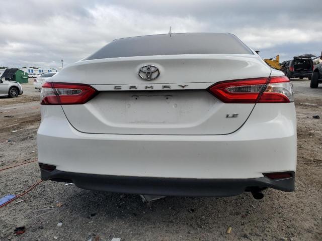 4T1C11AKXLU358649 - 2020 TOYOTA CAMRY LE WHITE photo 6