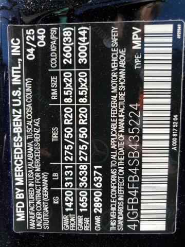 4JGFB4FB4SB435224 - 2025 MERCEDES-BENZ GLE 350 4MATIC BLACK photo 13