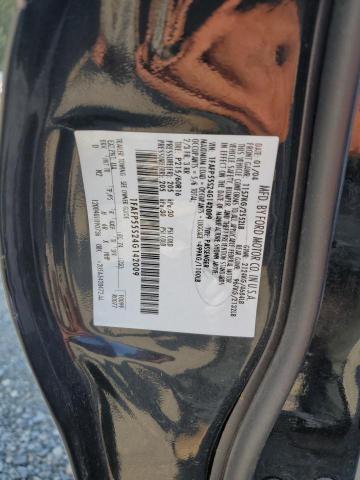 1FAFP55S24G142009 - 2004 FORD TAURUS SES შავი ფოტო 12