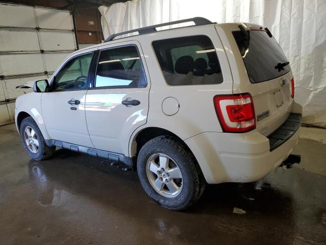 1FMCU93789KC66653 - 2009 FORD ESCAPE XLT WHITE photo 2