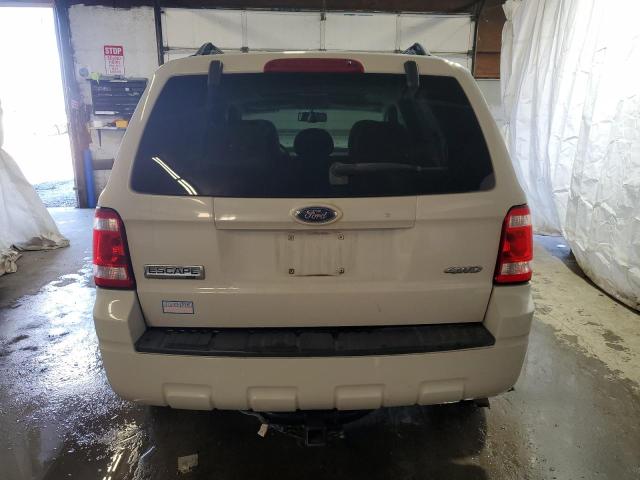 1FMCU93789KC66653 - 2009 FORD ESCAPE XLT WHITE photo 6