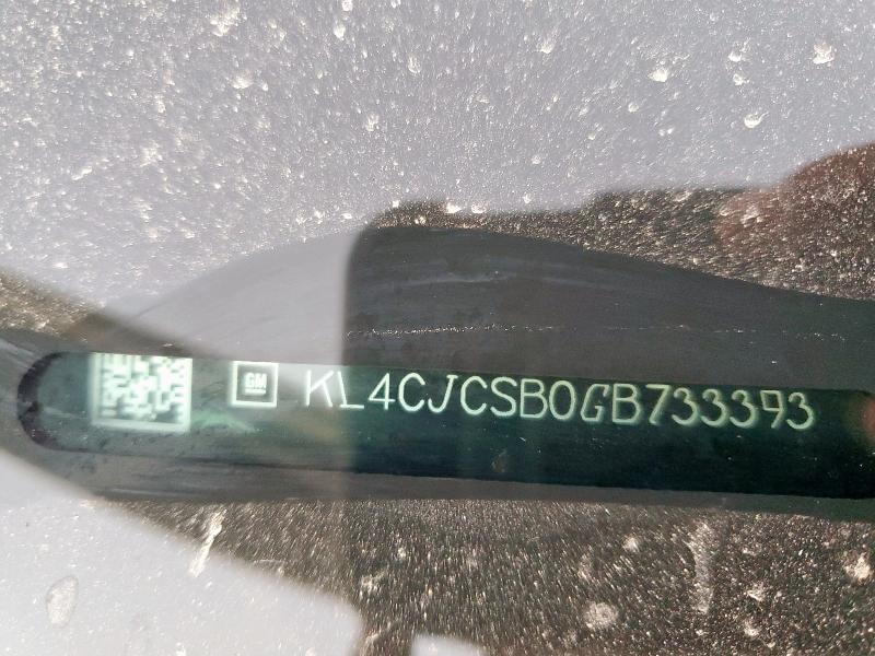 KL4CJCSB0GB733393 - 2016 BUICK ENCORE თეთრი ფოტო 13