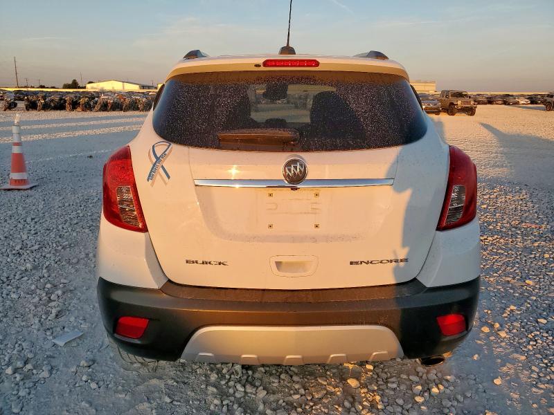 KL4CJCSB0GB733393 - 2016 BUICK ENCORE თეთრი ფოტო 6