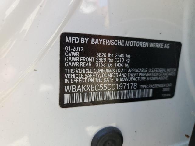 WBAKX6C55CC197178 - 2012 BMW 750 I WHITE photo 12