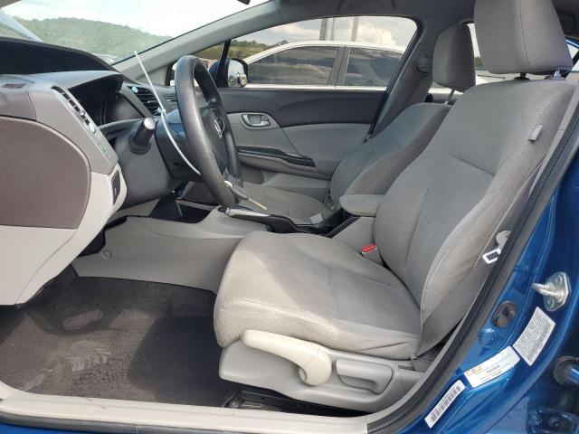 19XFB2F56CE080631 - 2012 HONDA CIVIC LX BLUE photo 7