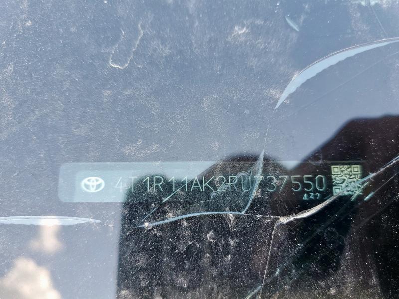 4T1R11AK2PU737550 - 2023 TOYOTA CAMRY LE BLACK photo 12