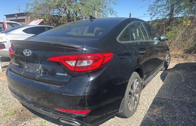 5NPE34AFXFH218336 - 2015 HYUN SONATA SPORT BLACK photo 4