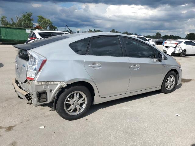 JTDKN3DU7A0172049 - 2010 TOYOTA PRIUS ვერცხლისფერი ფოტო 3