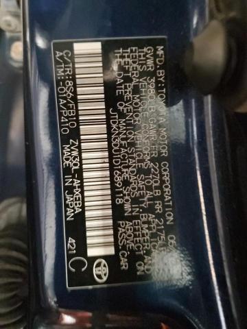 JTDKN3DU1D1689118 - 2013 TOYOTA PRIUS 蓝色 照片 12