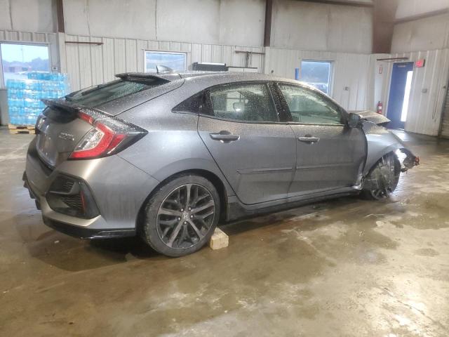 SHHFK7H97MU407576 - 2021 HONDA CIVIC SPORT TOURING Серый фото 3