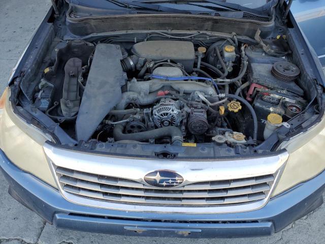 JF2SH61629G796117 - 2009 SUBARU FORESTER 2.5X BLUE photo 11