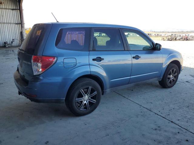 JF2SH61629G796117 - 2009 SUBARU FORESTER 2.5X BLUE photo 3