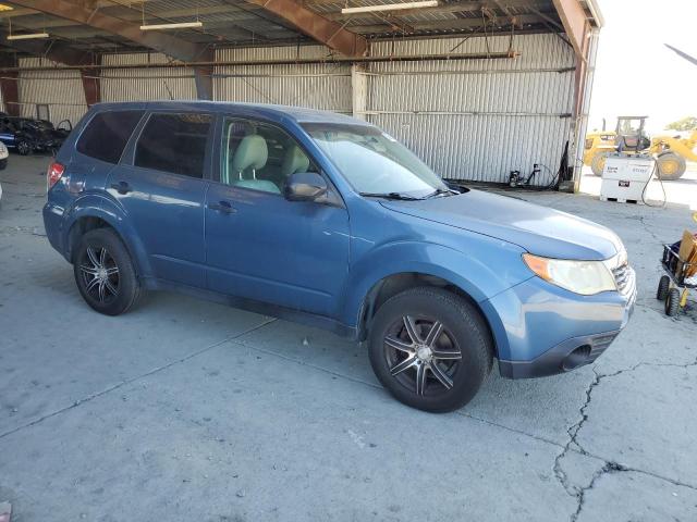 JF2SH61629G796117 - 2009 SUBARU FORESTER 2.5X BLUE photo 4