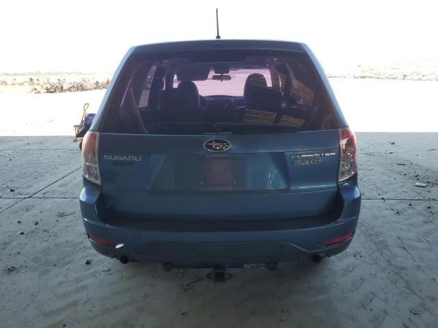 JF2SH61629G796117 - 2009 SUBARU FORESTER 2.5X BLUE photo 6
