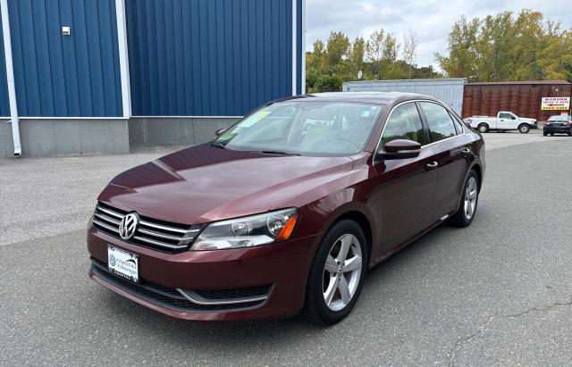 1VWBP7A35DC045992 - 2013 VOLKSWAGEN PASSAT SE 栗色 照片 2