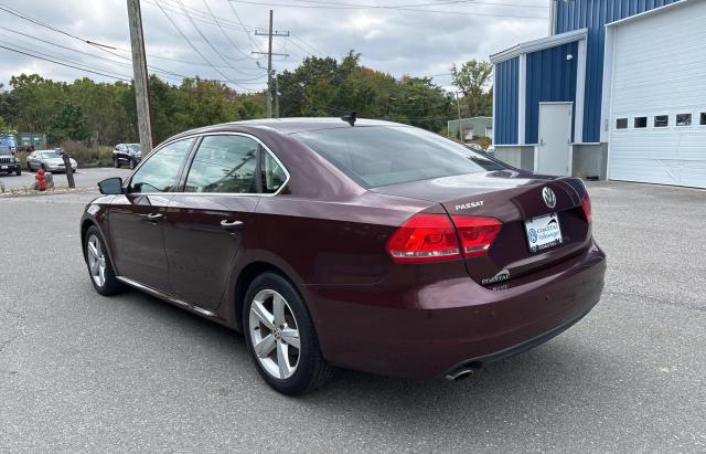 1VWBP7A35DC045992 - 2013 VOLKSWAGEN PASSAT SE 栗色 照片 3