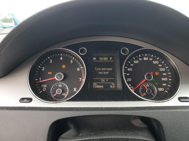 WVWMP7AN4BE714204 - 2011 VOLKSWAGEN CC SPORT WHITE photo 9