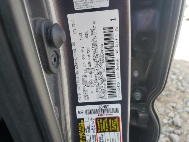 5TFAX5GN2KX147218 - 2019 TOYOTA TACOMA DOUBLE CAB 灰色 照片 13