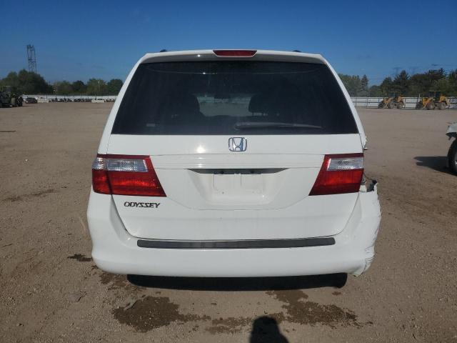 5FNRL38627B440158 - 2007 HONDA ODYSSEY EXL WHITE photo 6