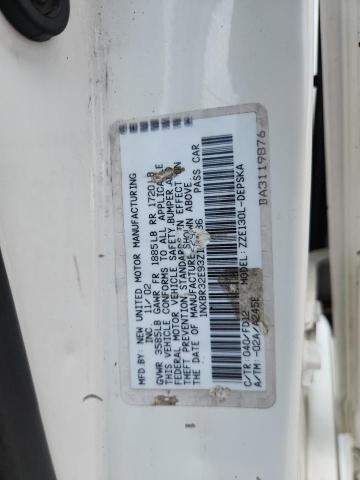 1NXBR32E93Z122986 - 2003 TOYOTA COROLLA CE Ақ фото 12