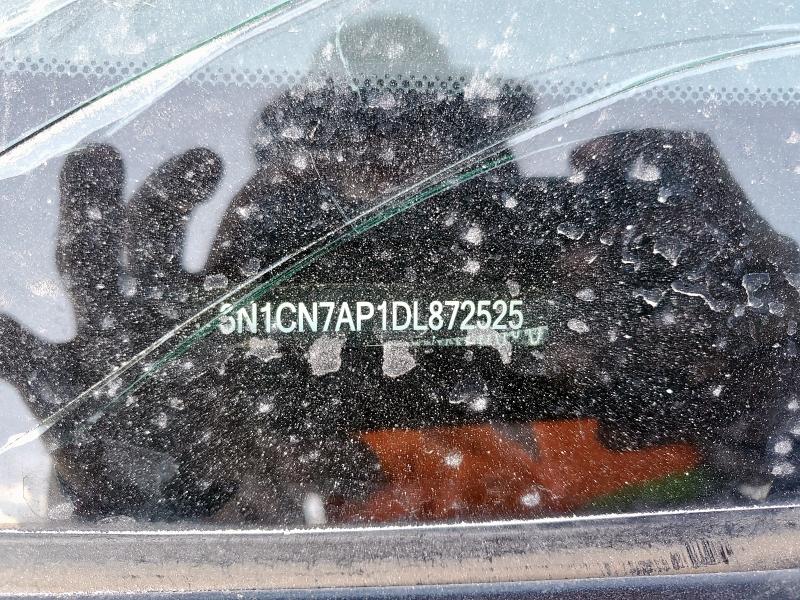 3N1CN7AP1DL872525 - 2013 NISSAN VERSA S SILVER photo 12