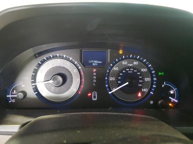 5FNRL5H94CB108688 - 2012 HONDA ODYSSEY TOURING SILVER photo 9