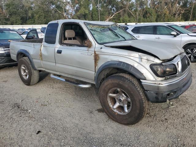 5TESM92N34Z390124 - 2004 TOYOTA TACOMA XTRACAB PRERUNNER ვერცხლისფერი ფოტო 4