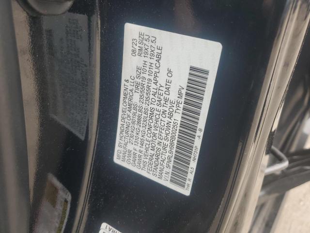 5FNRL6H98RB002551 - 2024 HONDA ODYSSEY ELITE BLACK photo 13