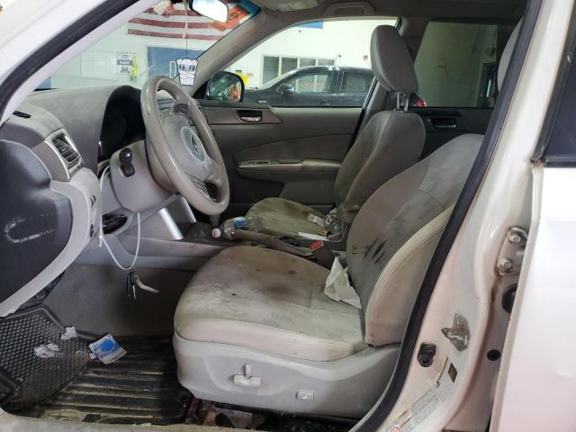 JF2SH6CC1AH732684 - 2010 SUBARU FORESTER 2.5X PREMIUM WHITE photo 7