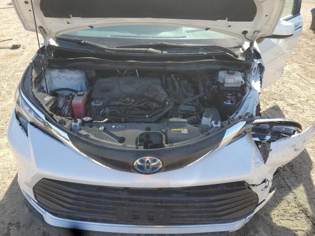 5TDJRKEC1NS096346 - 2022 TOYOTA SIENNA XLE თეთრი ფოტო 11