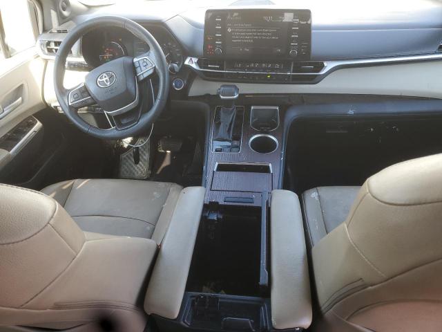 5TDJRKEC1NS096346 - 2022 TOYOTA SIENNA XLE თეთრი ფოტო 8
