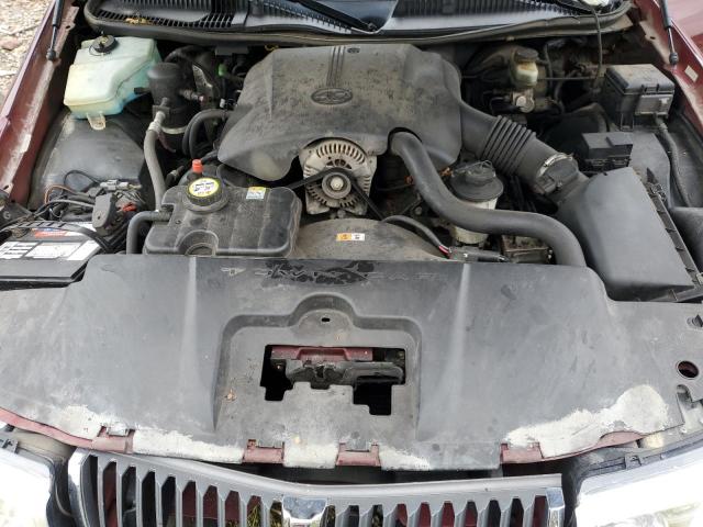 1LNHM82W31Y729292 - 2001 LINCOLN TOWN CAR SIGNATURE 红色 照片 11