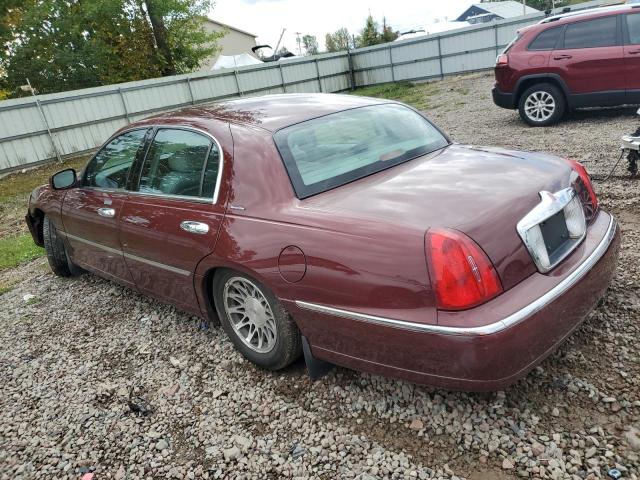 1LNHM82W31Y729292 - 2001 LINCOLN TOWN CAR SIGNATURE 红色 照片 2
