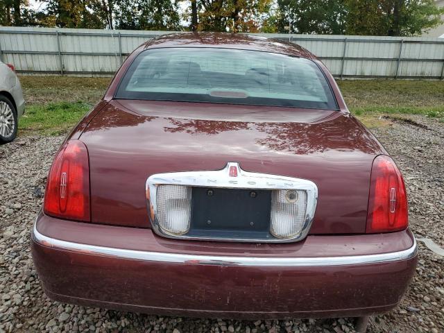 1LNHM82W31Y729292 - 2001 LINCOLN TOWN CAR SIGNATURE 红色 照片 6