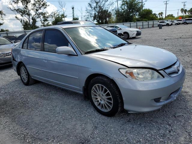 2HGES26705H537181 - 2005 HONDA CIVIC EX SILVER photo 4