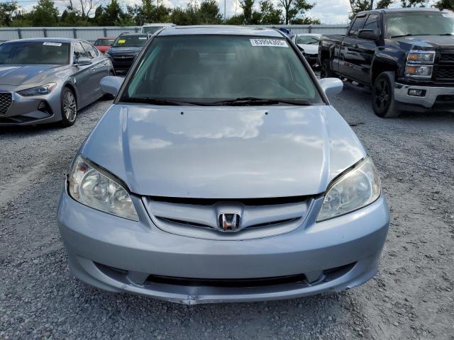 2HGES26705H537181 - 2005 HONDA CIVIC EX SILVER photo 5
