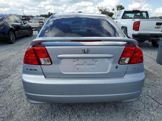 2HGES26705H537181 - 2005 HONDA CIVIC EX SILVER photo 6