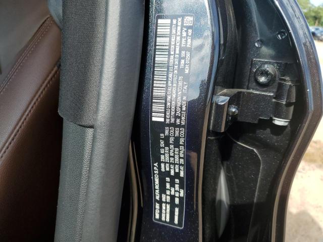 ZASPAKBN1N7D38576 - 2022 ALFA ROMEO STELVIO TI BLACK photo 14