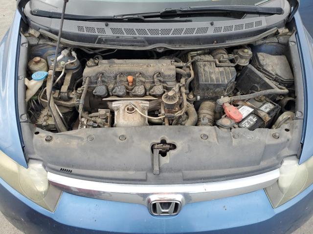 1HGFA16857L085258 - 2007 HONDA CIVIC EX BLUE photo 11